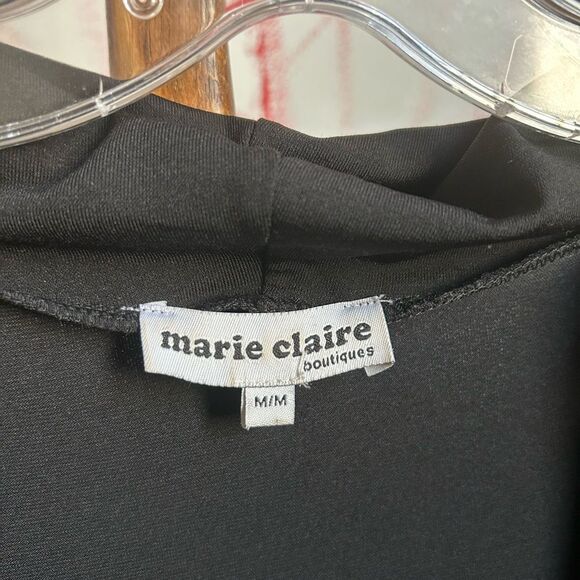 Y2K Elegant Black and Gray Long Sleeve Dress M - Picture 5 of 16